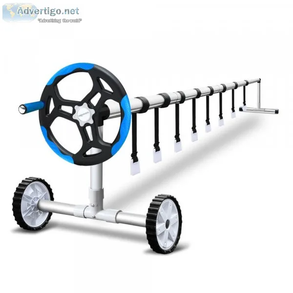 Aquabuddy Swimming Pool Cover Roller Reel Adjustable Solar Therm