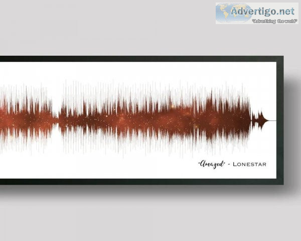 Grab your Anniversary Nightsky Soundwave Art - Artsy Voiceprint