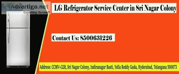 Lg refrigerator service center in sri nagar colony