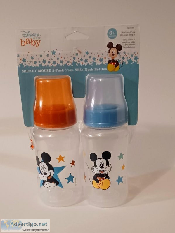 Disney Baby Mickey Mouse Wide-Neck Bottles