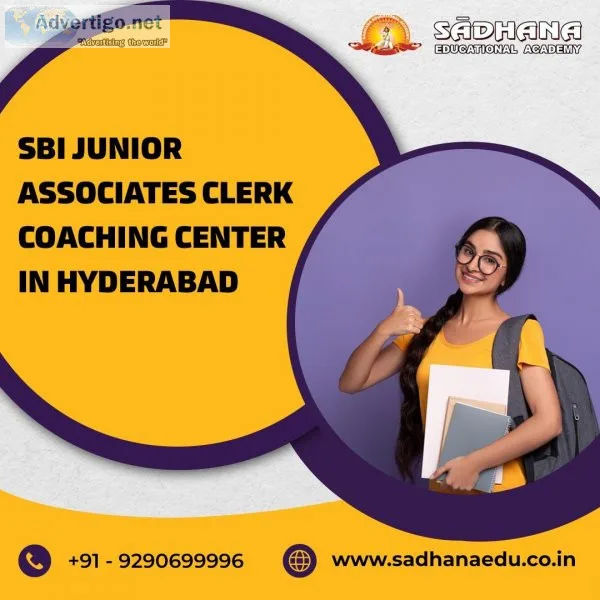 SBI Junior Associates Clerk Coaching center in hyderabad