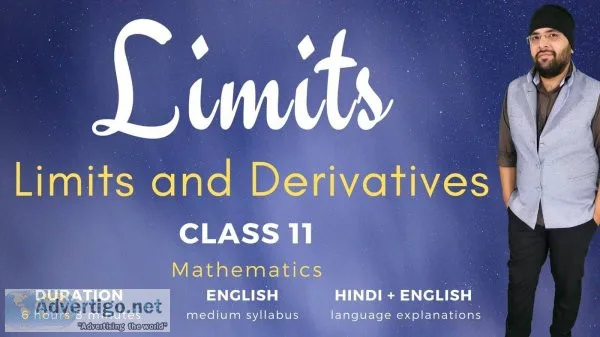 Basics and meaning of limits and derivatives class 11 maths