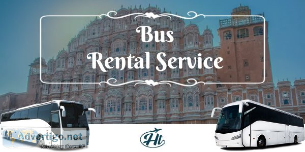 Book a bus rental service in jaipur +91-7300074449