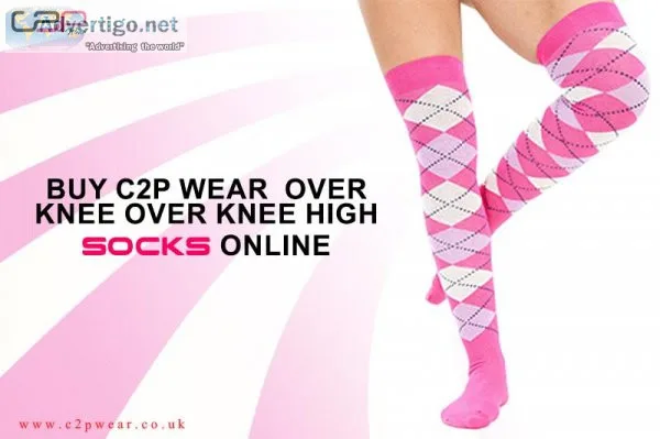 Buy C2P Wear Over knee Over Knee High Socks Online
