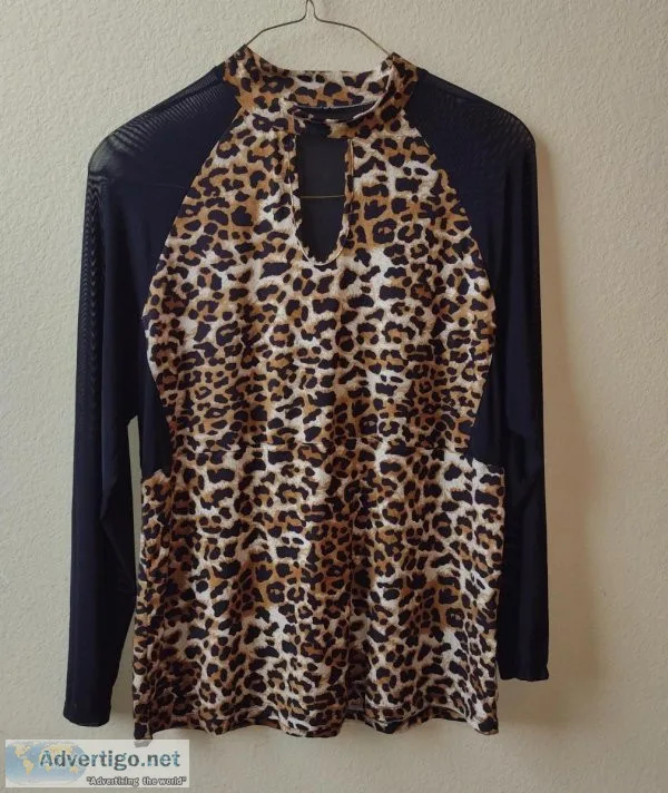 leopard print blouse