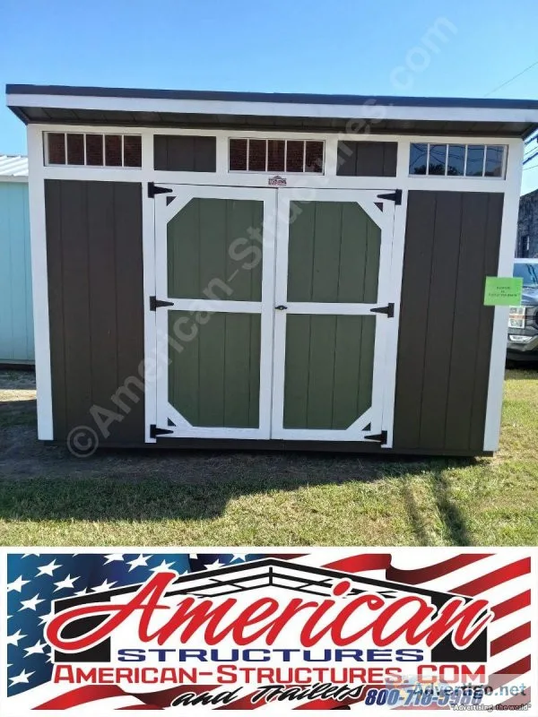 8X12 COTTAGE SHED - IN STOCK - BY AMERICAN-STRUCTURES