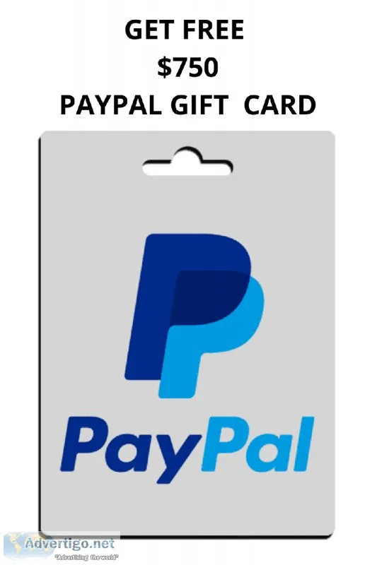 Get a Free 750 PayPal Gift Card Offer