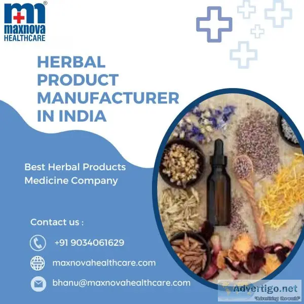 Herbal product manufacturer in india | maxnova healthcare