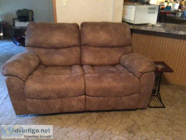 Sofa and matching loveseat