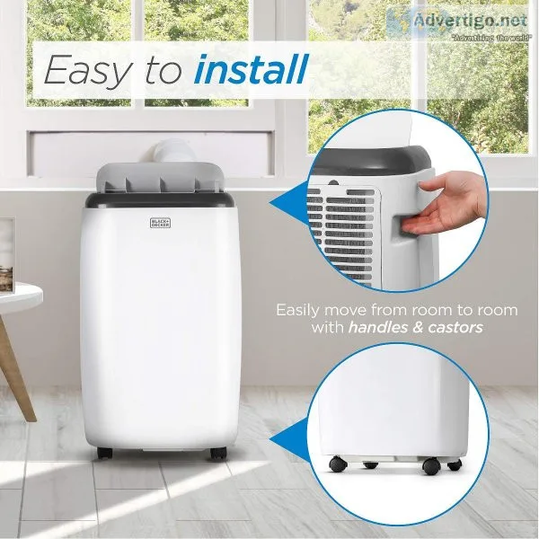 NEW BLACKDECKER BPACT08WT Portable AIR CONDITIONER 5000 BTU DOE 