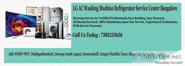 Lg ac washing machine refrigerator service center bangalore