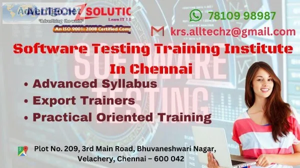 software testing training institute in chennai