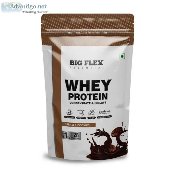 Big flex whey protein : best nutrition for growing muscles