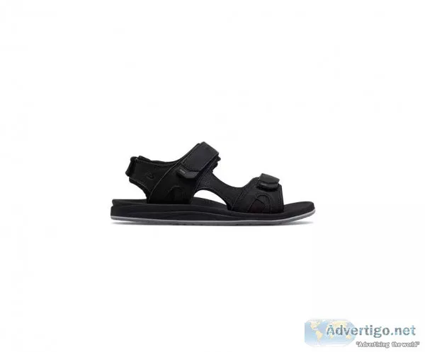 New Balance 2080 PureAlign Recharge Adjustable Black Sandals