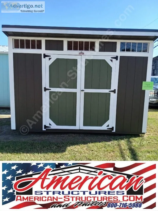 8X12 COTTAGE STYLE STORAGE SHED - IN STOCK