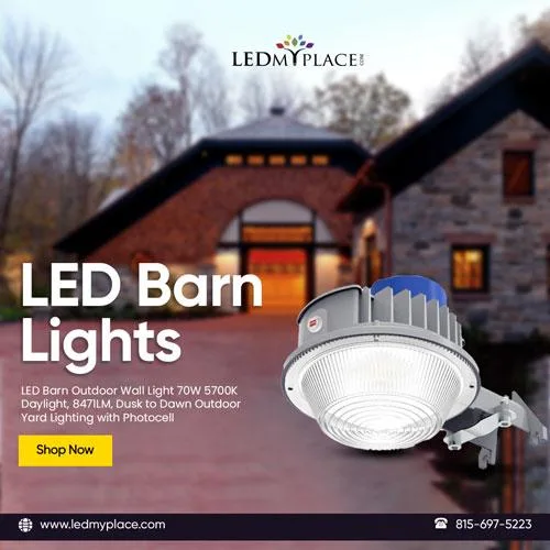 Get the Perfect Rustic Look for Your Exterior with LED Barn Ligh