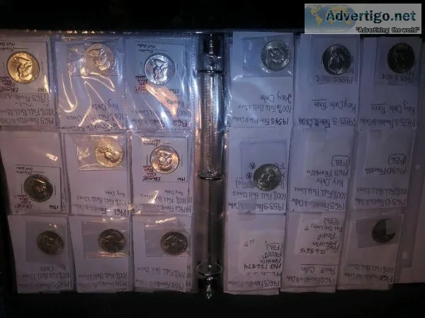 Benjamim Franklin Half Dollar Complet Collection Dates 1948 - 19