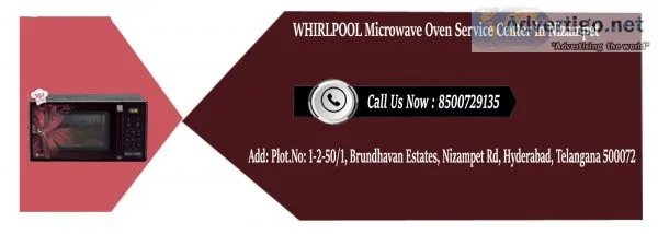 Whirlpool microwave oven service center in nizampet