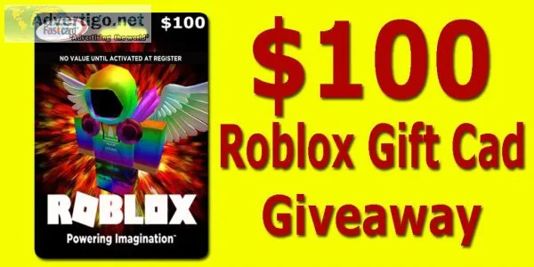 Free Roblox 100 Gift Card