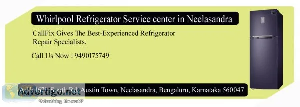 Whirlpool refrigerator service center in neelasandra