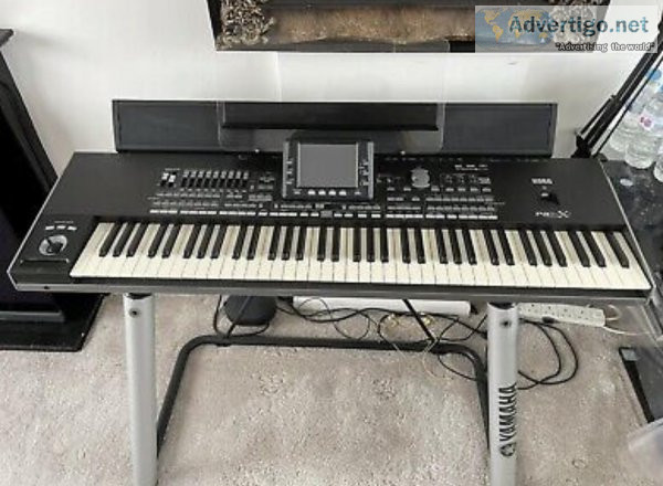 Korg PA3X arranger keyboard 76 Keys With Stand and PaAS Sound Ba