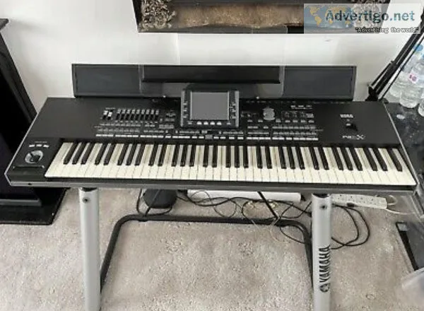 Korg PA3X arranger keyboard 76 Keys With Stand and PaAS Sound Ba