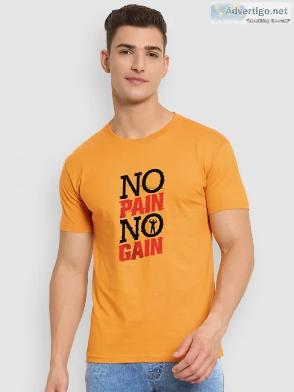 Choose latest collection of gym t shirts online in india at beyo