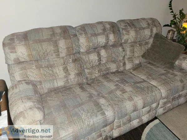 FREE-Excellent condition couch and loveseat