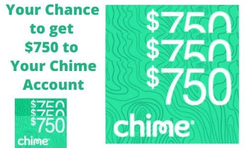 Get a Free 750 Chime Gift Card Offer