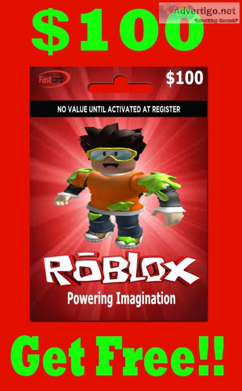 Get a Free 100 Roblox Gift Card