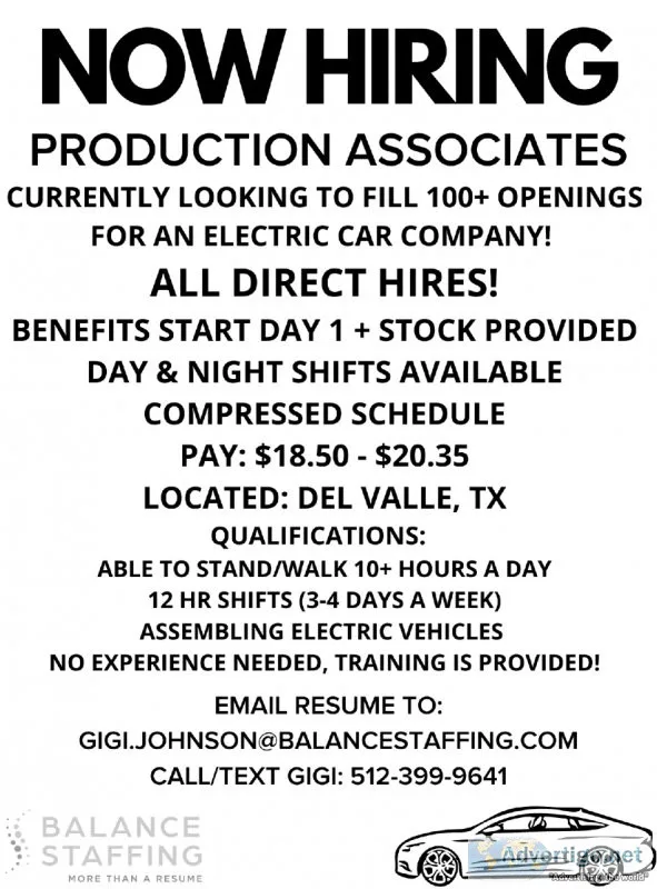 Production AssociateWarehouse