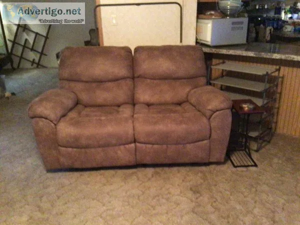 Sofa and matching loveseat