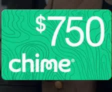 I win a 750 Chime gift card