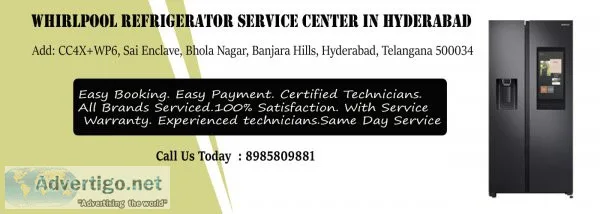 Whirlpool refrigerator service center in hyderabad