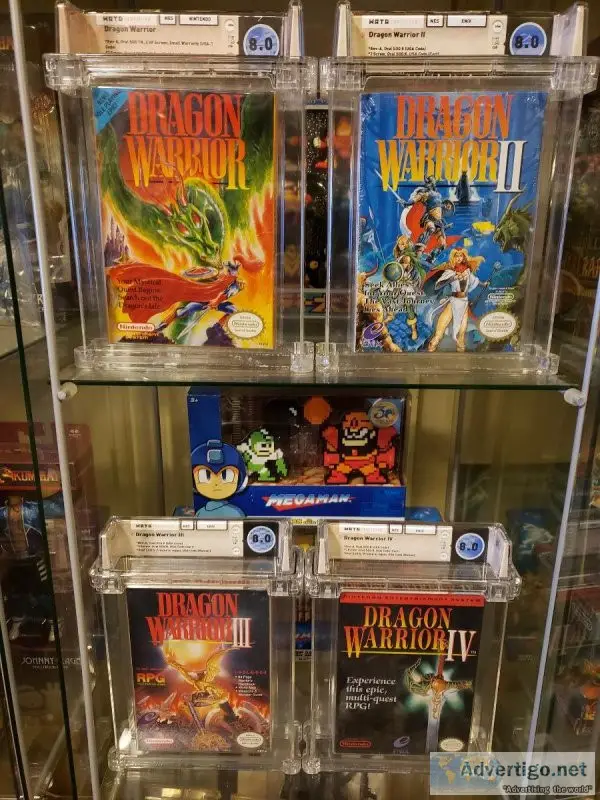 Nes Snes Wata and Factory sealed games up for auction on hibid.c