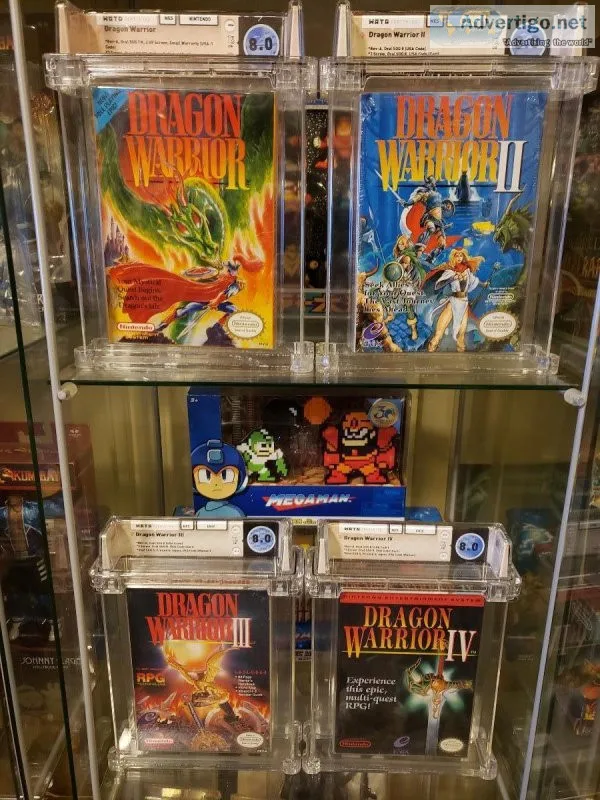 Nes Snes Wata and Factory sealed games up for auction on hibid.c
