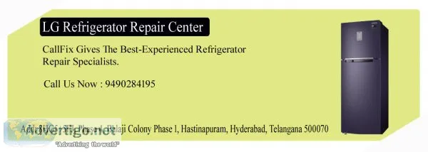 Lg refrigerator repair center