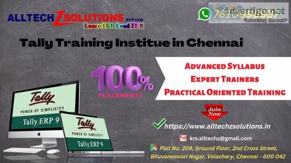 Tally Training Institue in Chennai