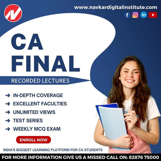 Ca final course | exam preparation & online classes | november 2