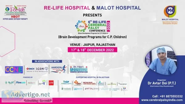 Top 3 cerebralpalsy treatment hospital in india