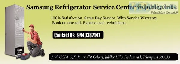 Samsung refrigerator service center in jubilee hills