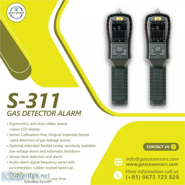 S311 gas detector alarm from gaxce sensors - environmental, heal