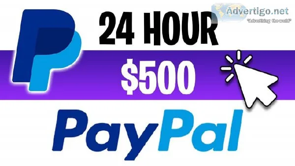Get 500 To Your PAYPAL Account In Just A Minutes