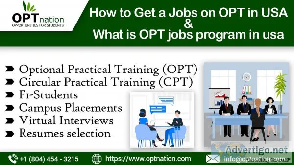 OPT jobs in USA