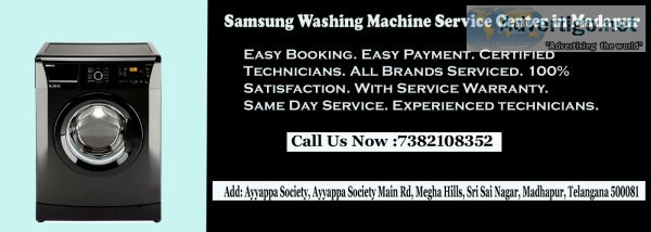 Samsung washing machine service center in madhapur