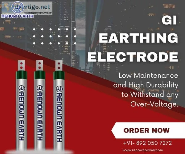 Gi earthing electrode