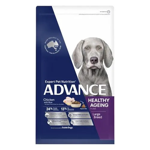 Buy ADVANCE Healthy Ageing Large Breed Chicken with Rice Dog Foo