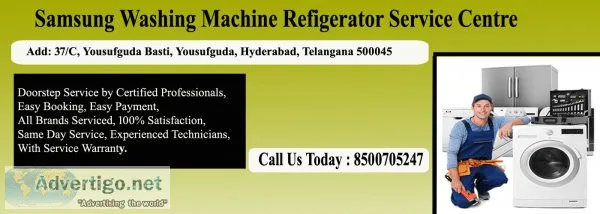 Samsung washing machine refrigerator service center