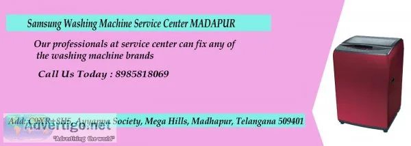 Samsung washing machine service center madapur