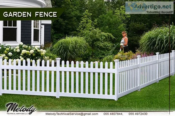 Wooden fence in dubai uae